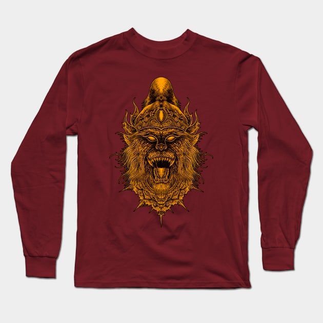 hanoman Long Sleeve T-Shirt by HornArt